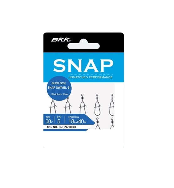 BKK DUOLOCK SNAP SWIVEL 51 NO: 1 5 Pcs - 1