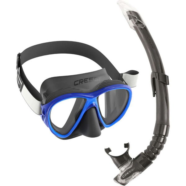CRESSI FIJI + GAMMA COMBO BLACK/BLUE - 1