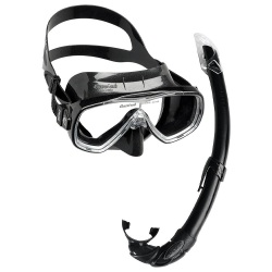 CRESSI PERLA MARE SET DARK/DARK MASKE ŞNORKEL SET - 1