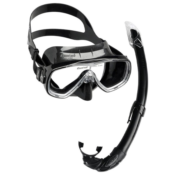 CRESSI PERLA MARE SET DARK/DARK MASKE ŞNORKEL SET - 1