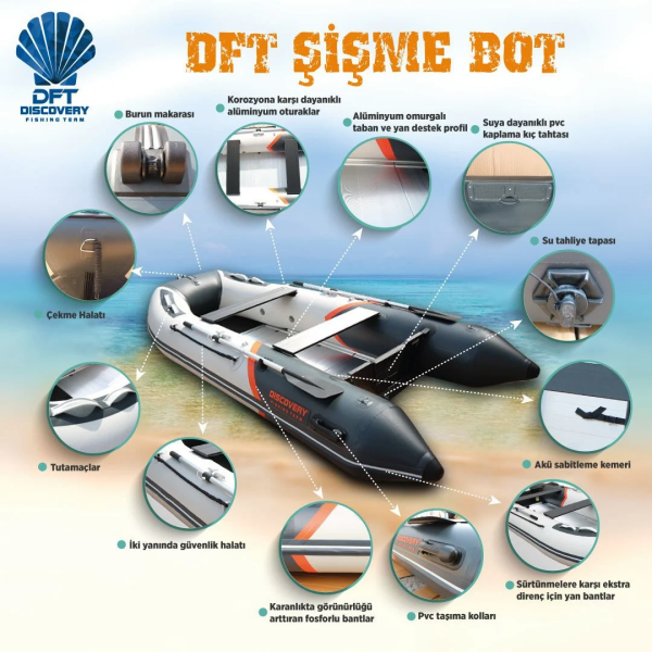 DFT DISCOVERY Şişme Bot MX390AL 390cm Seri - 5