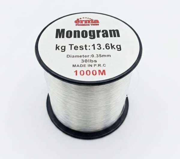 ERMA MONOGRAM MİSİNA BEYAZ 1000MT 0.30MM - 1