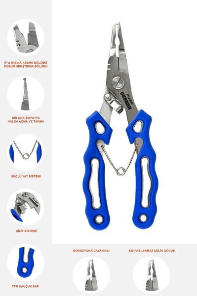 Fujin Dragon Pliers - Çok Amaçlı Balıkçı Pensesi - 1