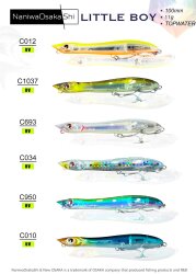 NANIWAOSAKASHI LITTLE BOY 100MM 11GR TOPWATER C1037 SAHTE BALIK - 2