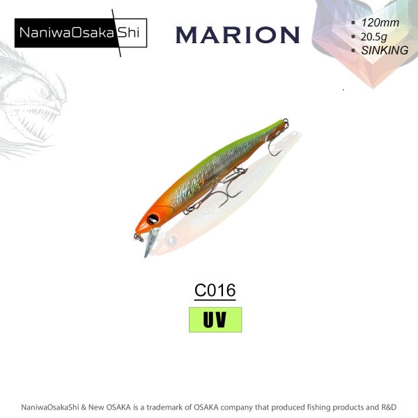 NANIWAOSAKASHI MARION 120MM 20,5Gr SINKING C016 - 1