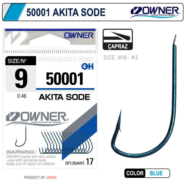 Owner 50001 Akita Sode Blue İğne No:16 - 1
