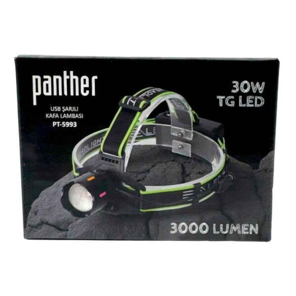 PANTHER PT-5993 USB ŞARJLI KAFA LAMBASI - 7