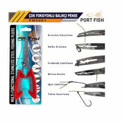Portfish Balıkçı Pensesi Büyük Kırmızı - PORTFISH