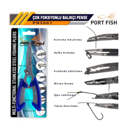 Portfish Balıkçı Pensesi Büyük Mavi - PORTFİSH