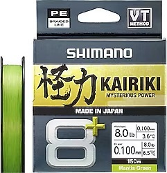 Shimano Line Kairiki 8+ 300m 0.16mm 9.8kg M. Green - 1