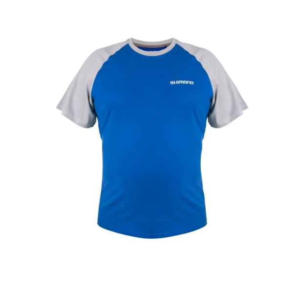 Shimano SHM Short Sleeve T-Shirt Blue XXL - 1