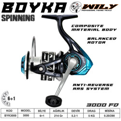 Wily boyka 3000 Olta Makinası 6+1 bb - WİLY