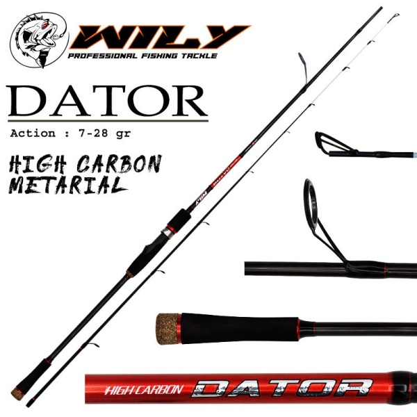 Wily Dator Spin Kamış 240 cm 7-28 gr - 1